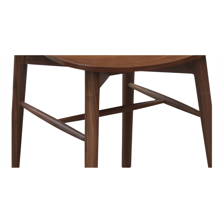 MARLEY DINING CHAIR WALNUT-SET OF TWO