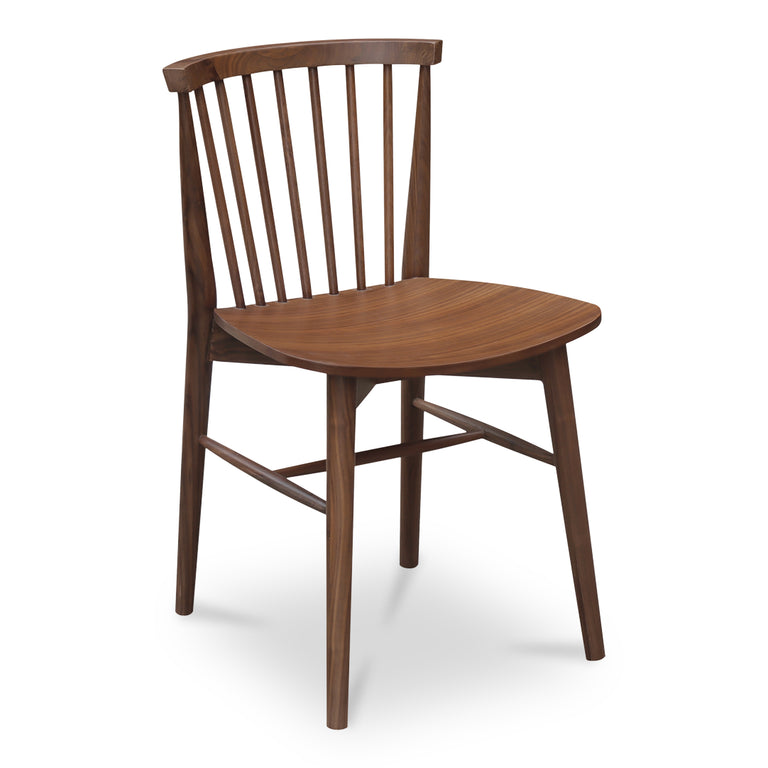 MARLEY DINING CHAIR WALNUT-SET OF TWO