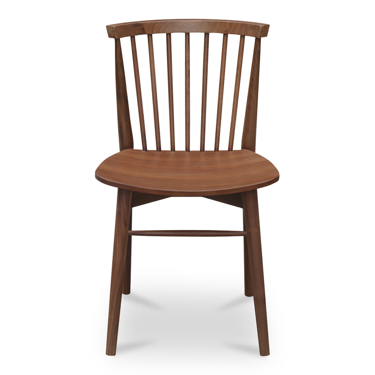 MARLEY DINING CHAIR WALNUT-SET OF TWO