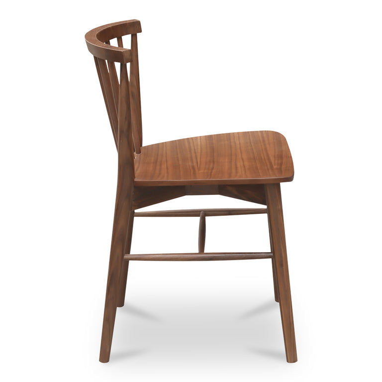 MARLEY DINING CHAIR WALNUT-SET OF TWO