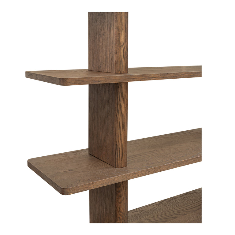 CASEY LARGE BOOKCASE DARK BROWN