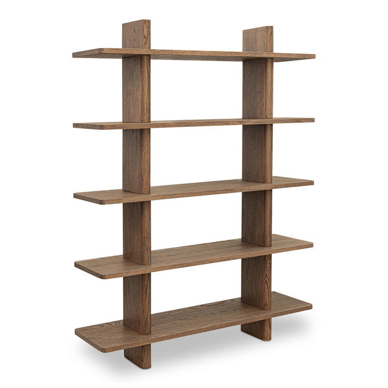 CASEY LARGE BOOKCASE DARK BROWN