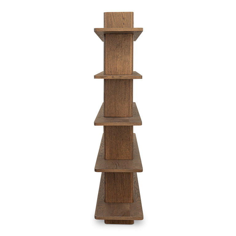 CASEY LARGE BOOKCASE DARK BROWN