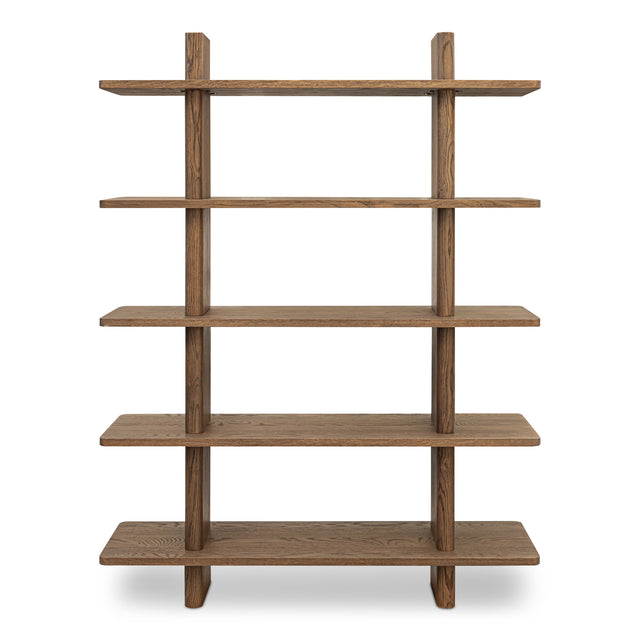 CASEY LARGE BOOKCASE DARK BROWN