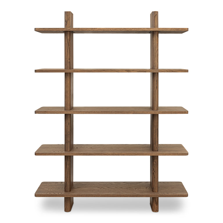 CASEY LARGE BOOKCASE DARK BROWN