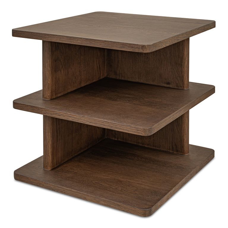 CASEY SIDE TABLE DARK BROWN