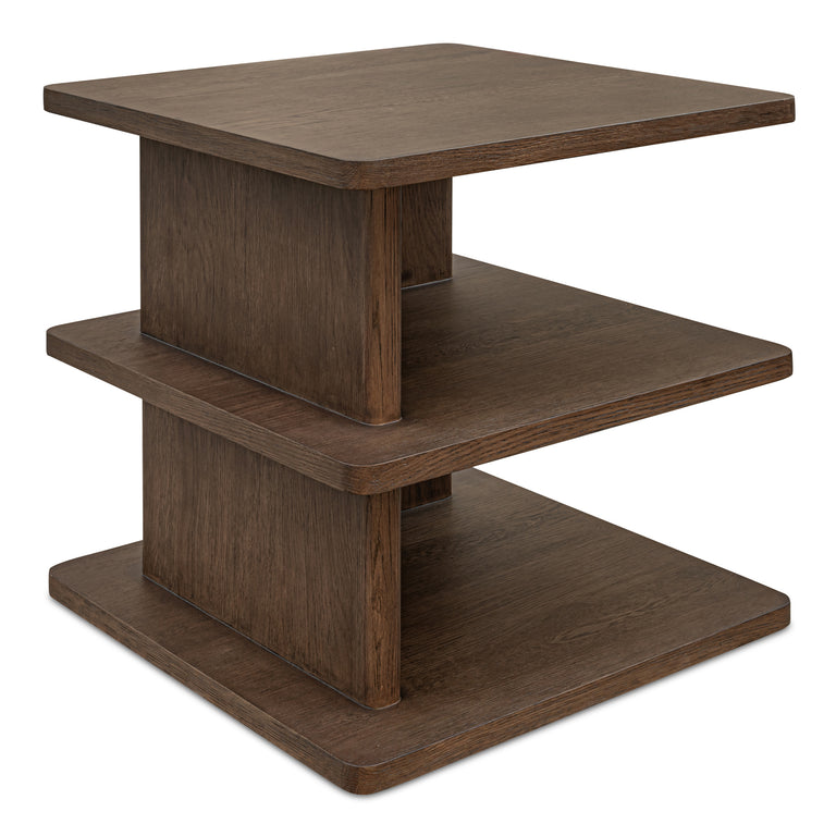 CASEY SIDE TABLE DARK BROWN