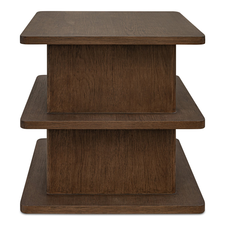 CASEY SIDE TABLE DARK BROWN