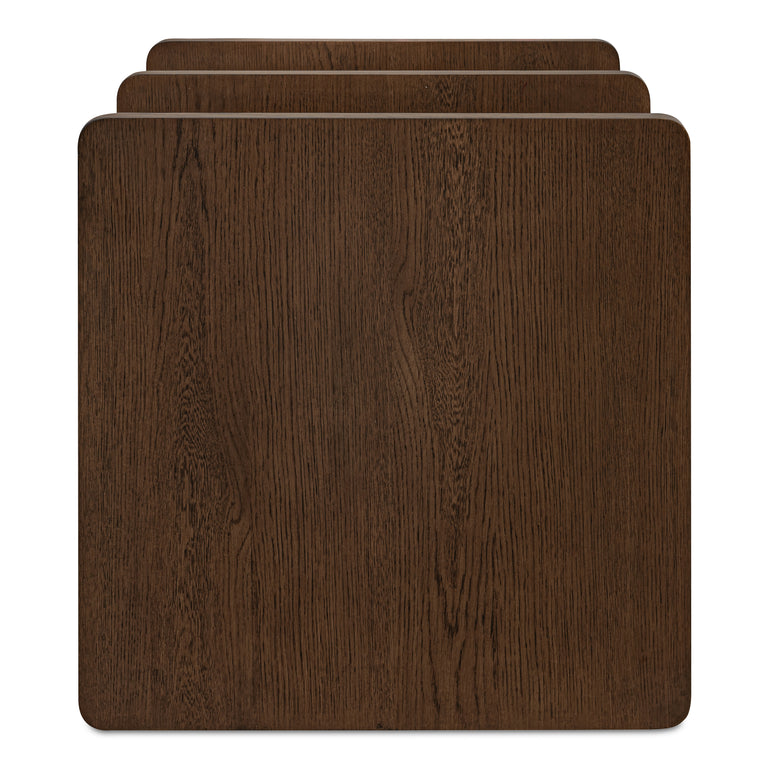CASEY SIDE TABLE DARK BROWN