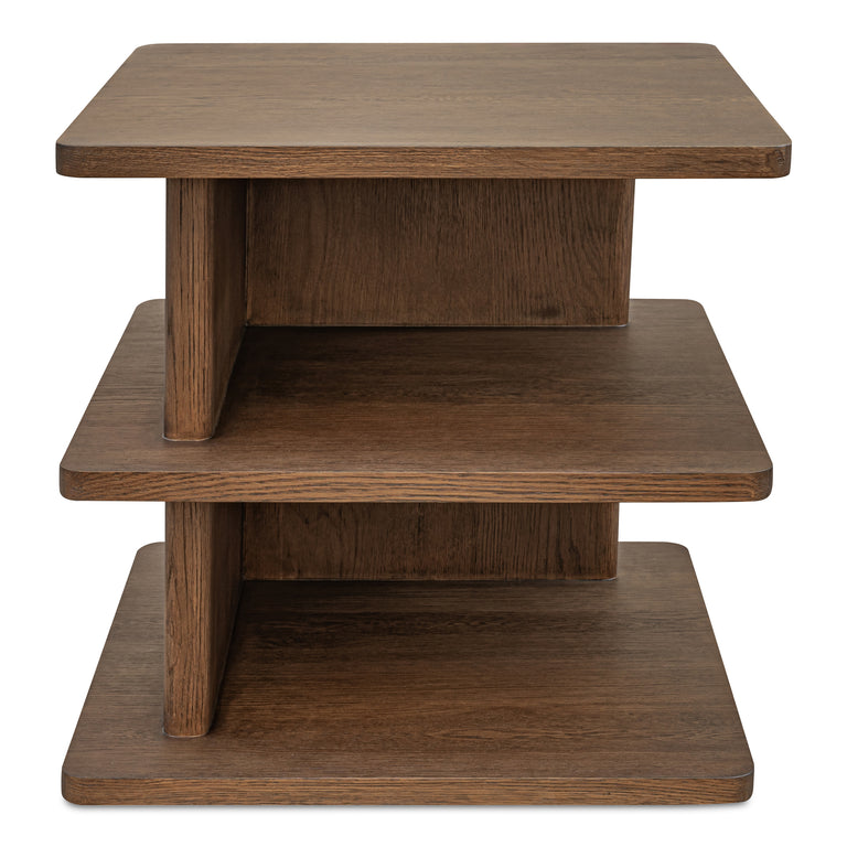 CASEY SIDE TABLE DARK BROWN