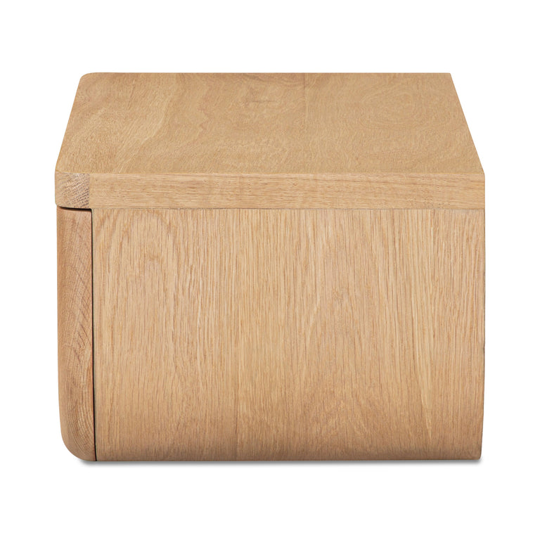 HETTIE FLOATING NIGHTSTAND DARK BROWN