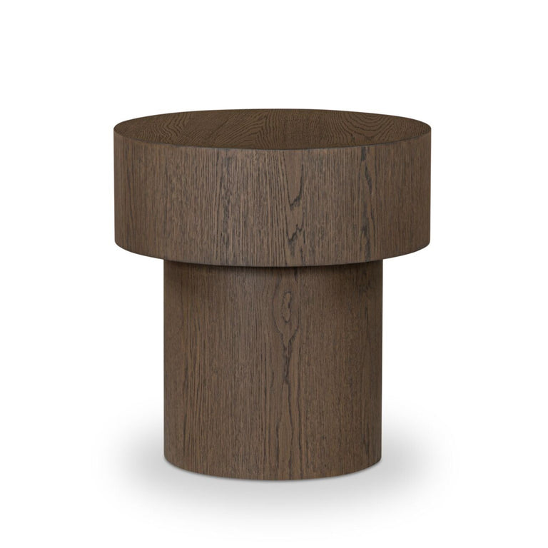COREY SIDE TABLE DARK BROWN
