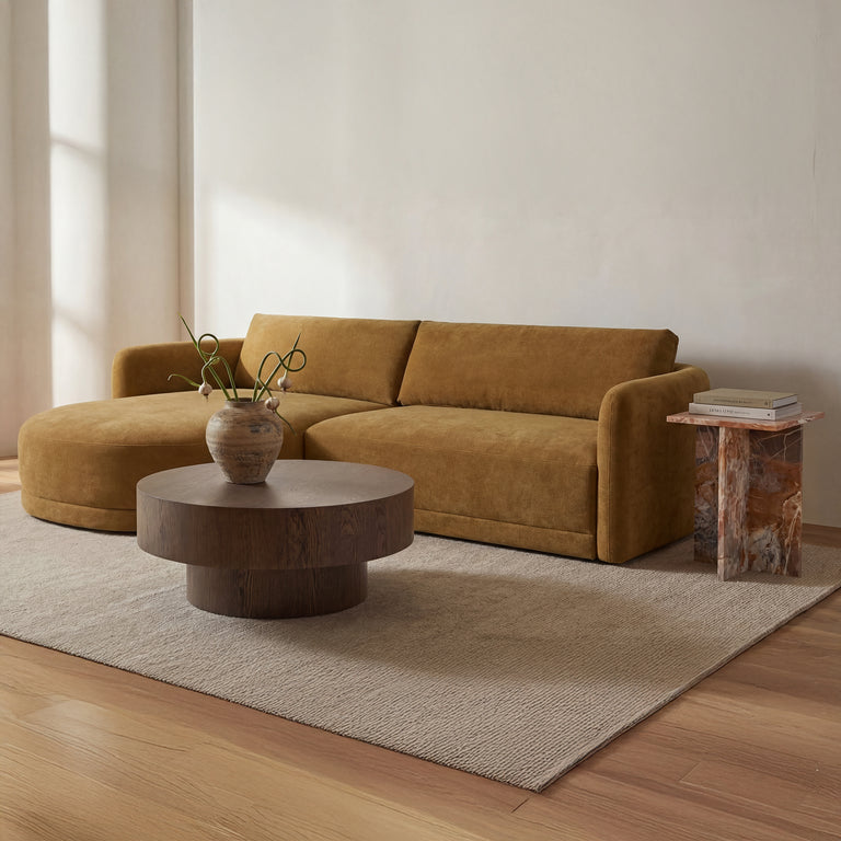COREY COFFEE TABLE DARK BROWN