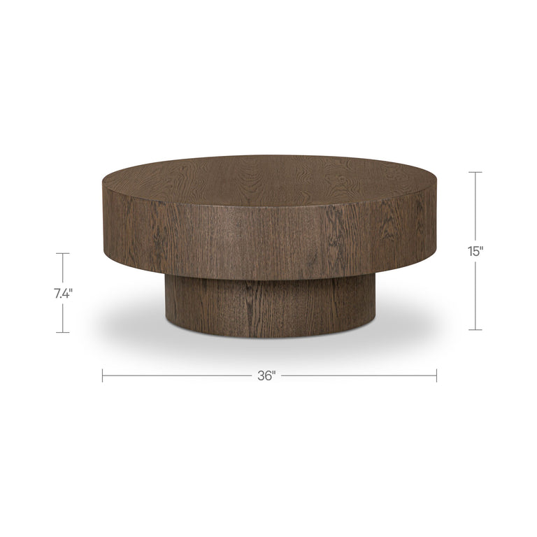 COREY COFFEE TABLE DARK BROWN