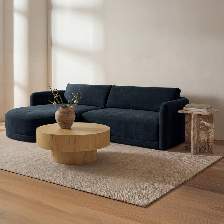 COREY COFFEE TABLE DARK BROWN