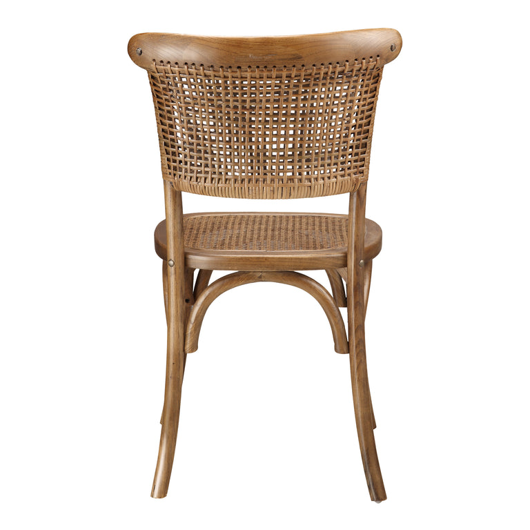 CHURCHILL DINING CHAIR LIGHT BROWN - SET OF TWO