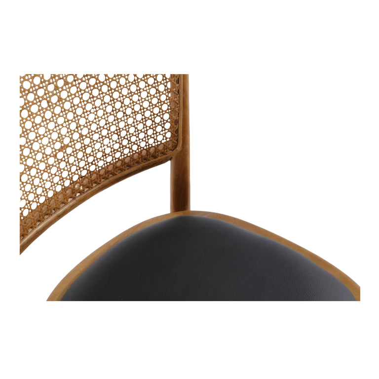 BEDFORD DINING CHAIR LIGHT BROWN - SET OF TWO