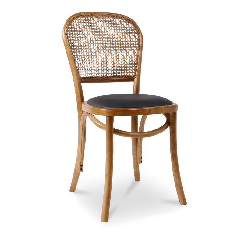 BEDFORD DINING CHAIR LIGHT BROWN - SET OF TWO