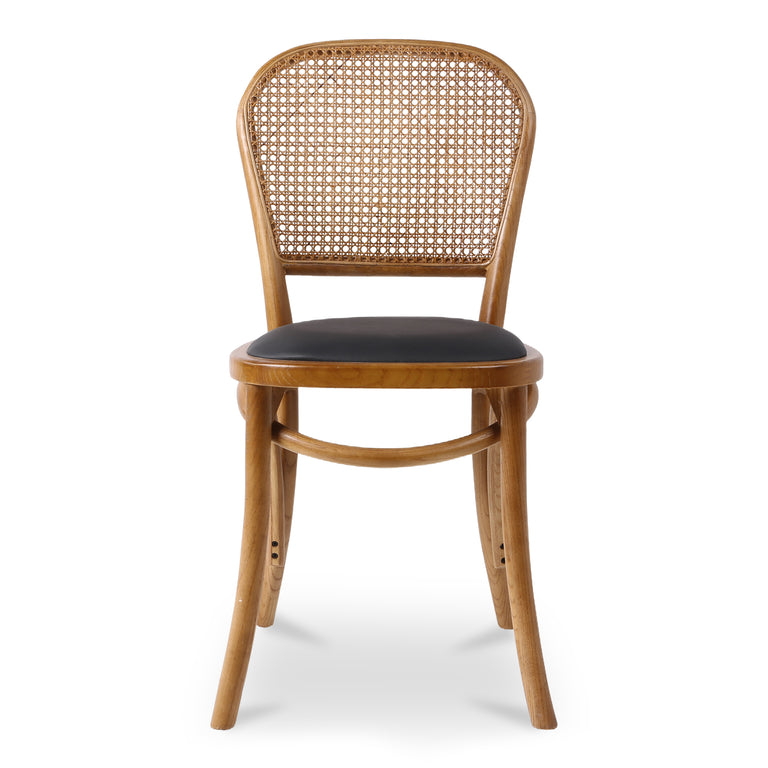 BEDFORD DINING CHAIR LIGHT BROWN - SET OF TWO