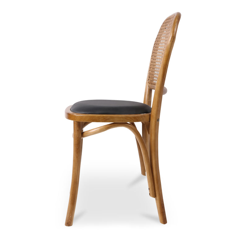 BEDFORD DINING CHAIR LIGHT BROWN - SET OF TWO