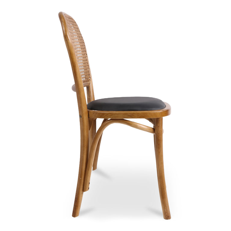 BEDFORD DINING CHAIR LIGHT BROWN - SET OF TWO
