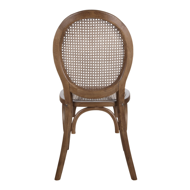 RIVALTO DINING CHAIR BROWN - SET OF TWO