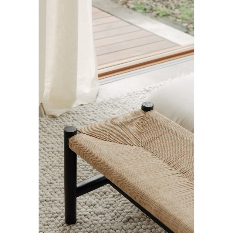 HAWTHORN LARGE BENCH BLACK