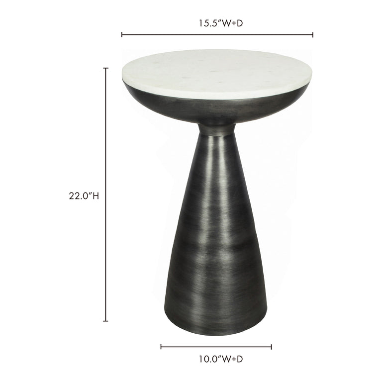 FONT SIDE TABLE BRASS