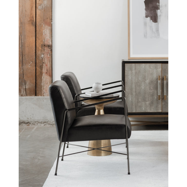 FONT SIDE TABLE BRASS