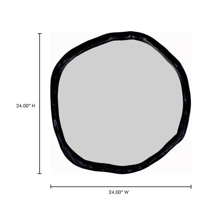 FOUNDRY LARGE MIRROR BLACK