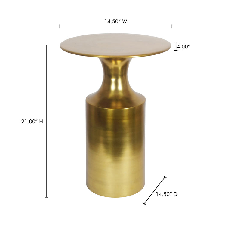 RASSA ACCENT TABLE GOLD