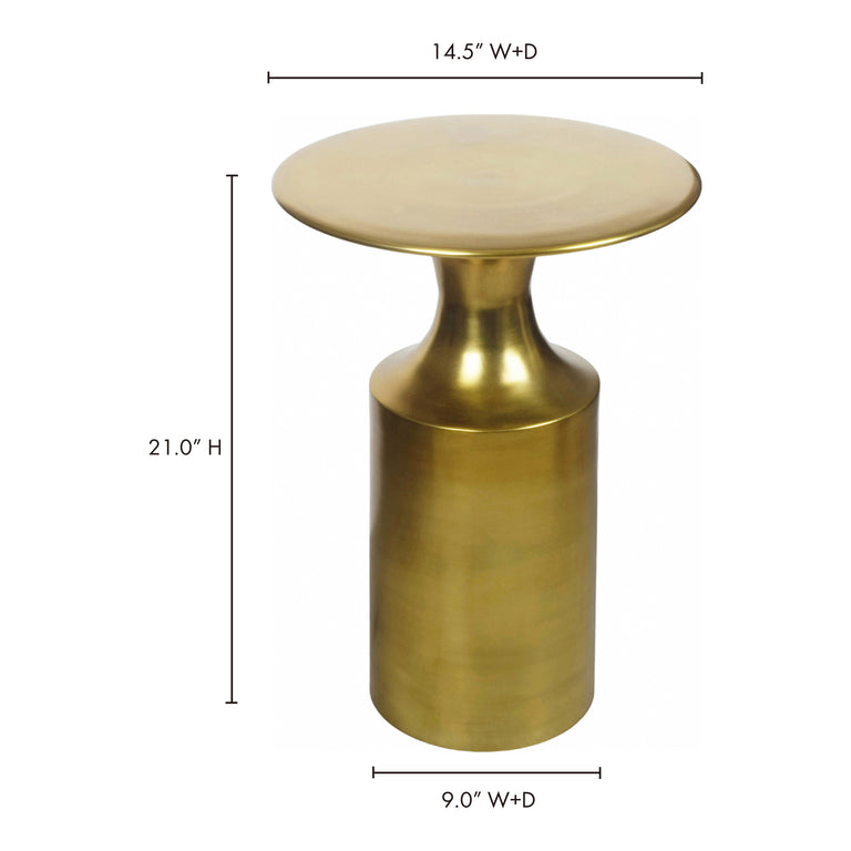 RASSA ACCENT TABLE GOLD