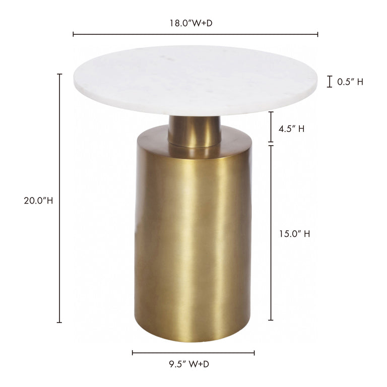 FRANCE ACCENT TABLE GOLD