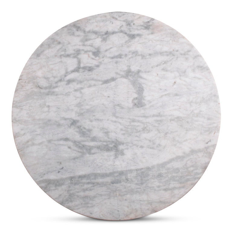 TORI OUTDOOR BAR TABLE WHITE MARBLE