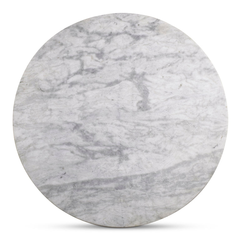 TORI OUTDOOR BAR TABLE WHITE MARBLE