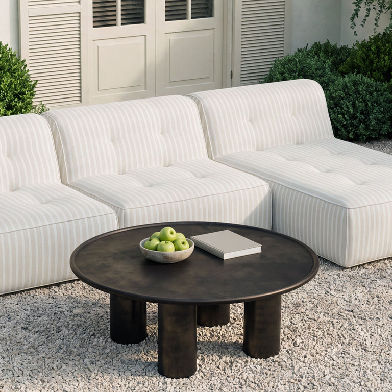 DEACON OUTDOOR COFFEE TABLE DEEP BRONZE
