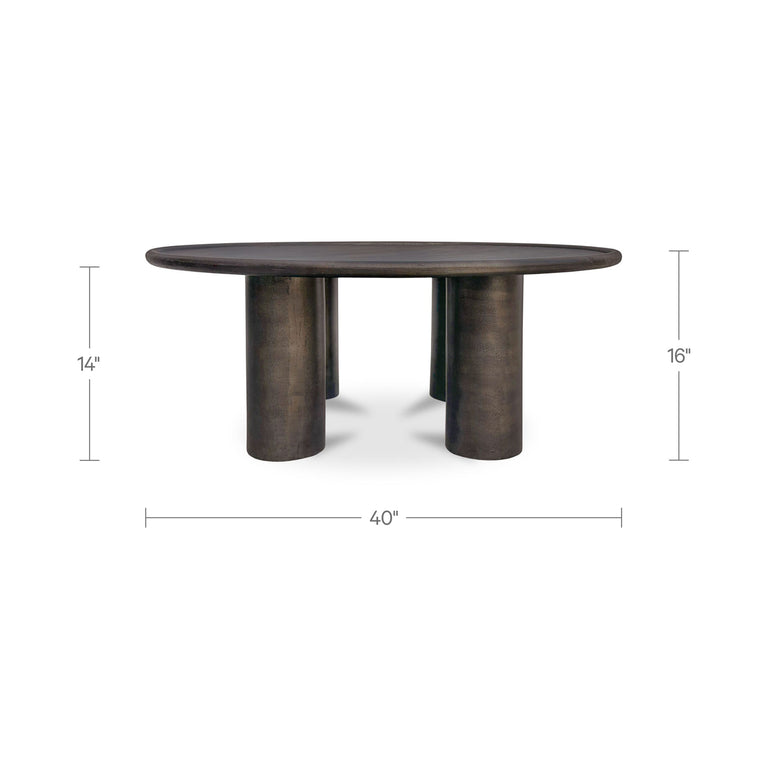 DEACON OUTDOOR COFFEE TABLE DEEP BRONZE