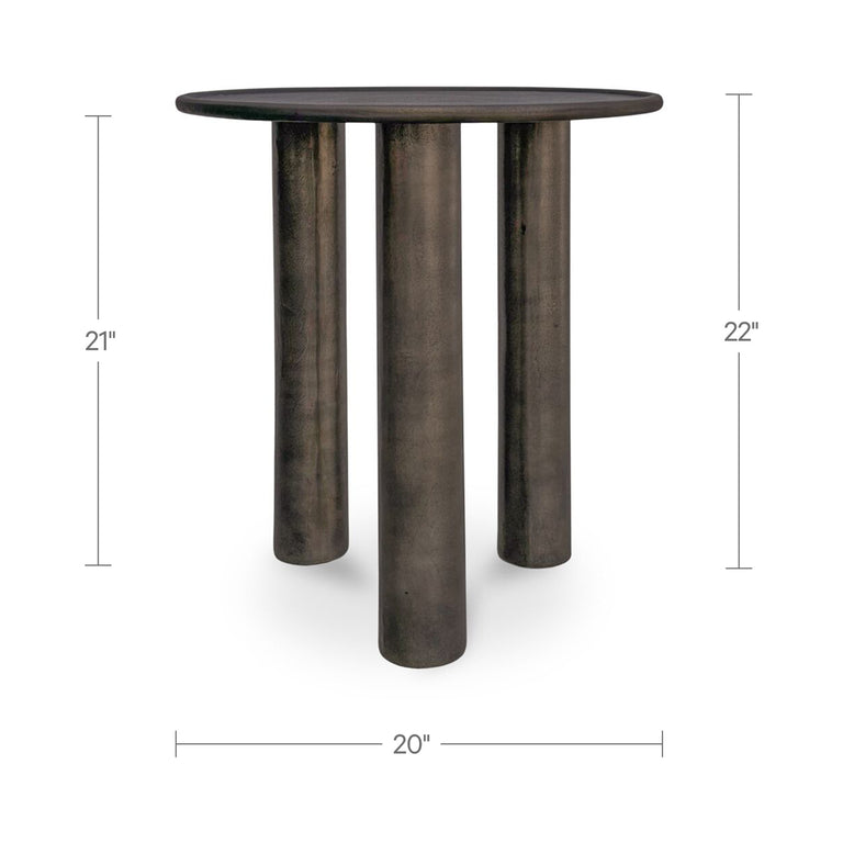DEACON OUTDOOR COFFEE TABLE DEEP BRONZE