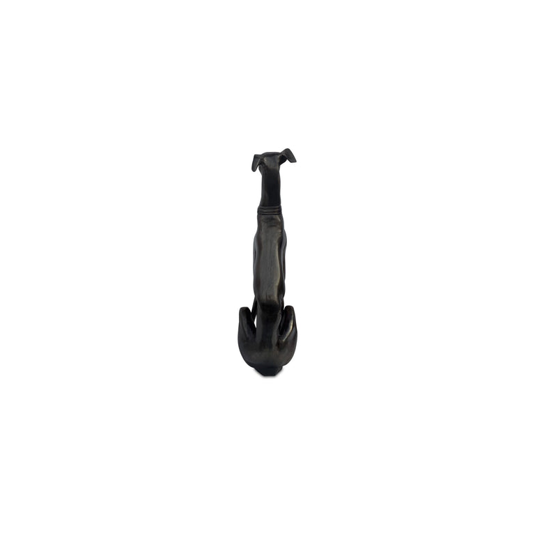DUKE CAST ALUMINUM SCULPTURE BLACK