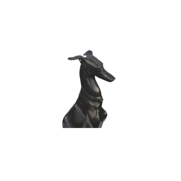 DUKE CAST ALUMINUM SCULPTURE BLACK