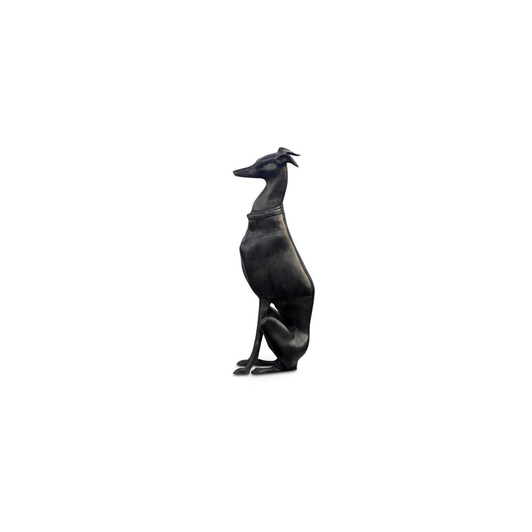 DUKE CAST ALUMINUM SCULPTURE BLACK