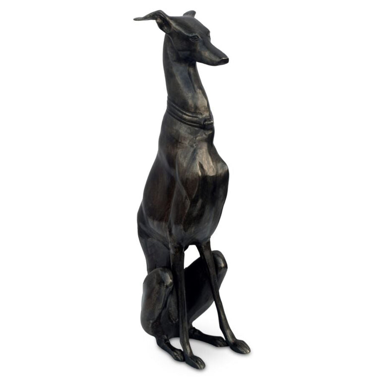 DUKE CAST ALUMINUM SCULPTURE BLACK