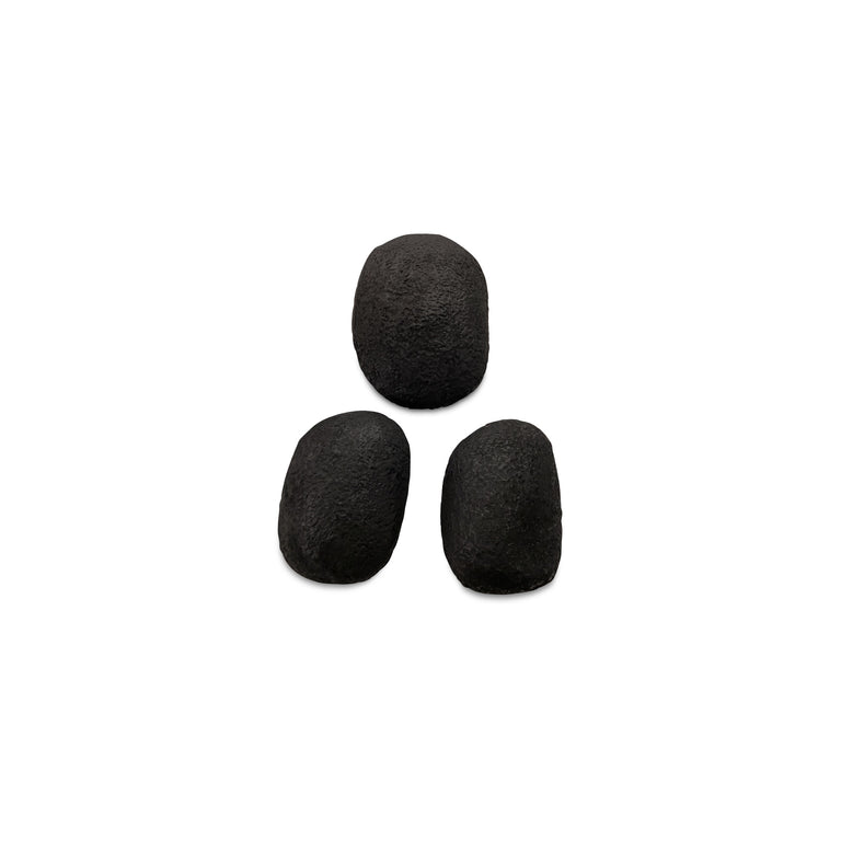 BRETON CAST ALUMINUM WALL SCULPTURE BLACK-SET OF 3