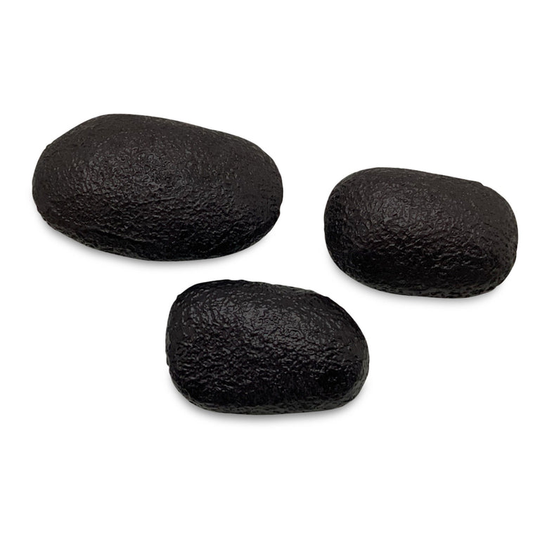 BRETON CAST ALUMINUM WALL SCULPTURE BLACK-SET OF 3
