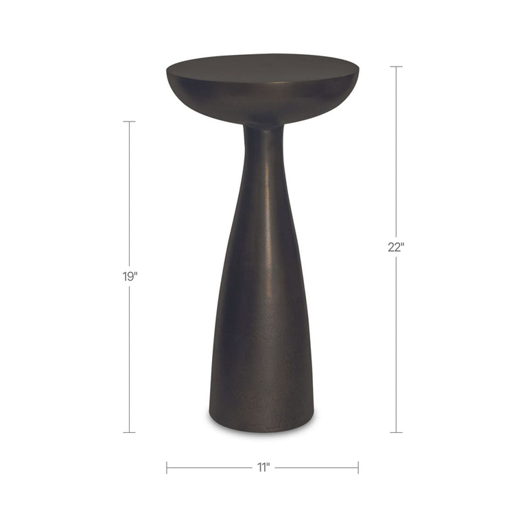 GRETA SIDE TABLE DEEP BRONZE
