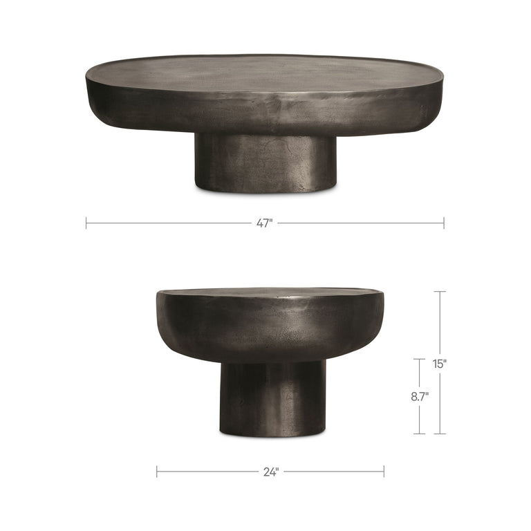 WALTER COFFEE TABLE DEEP BRONZE