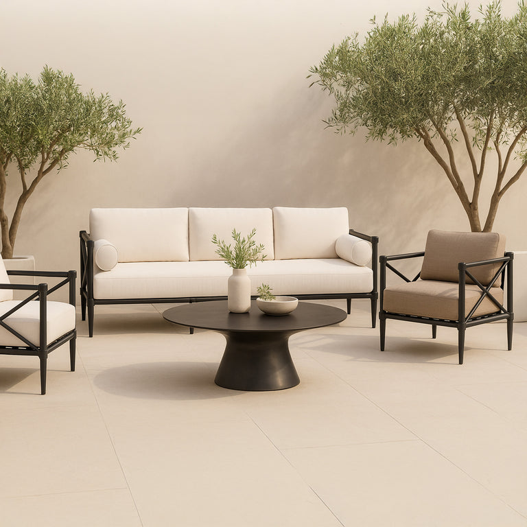 BARDO OUTDOOR COFFEE TABLE DEEP BRONZE