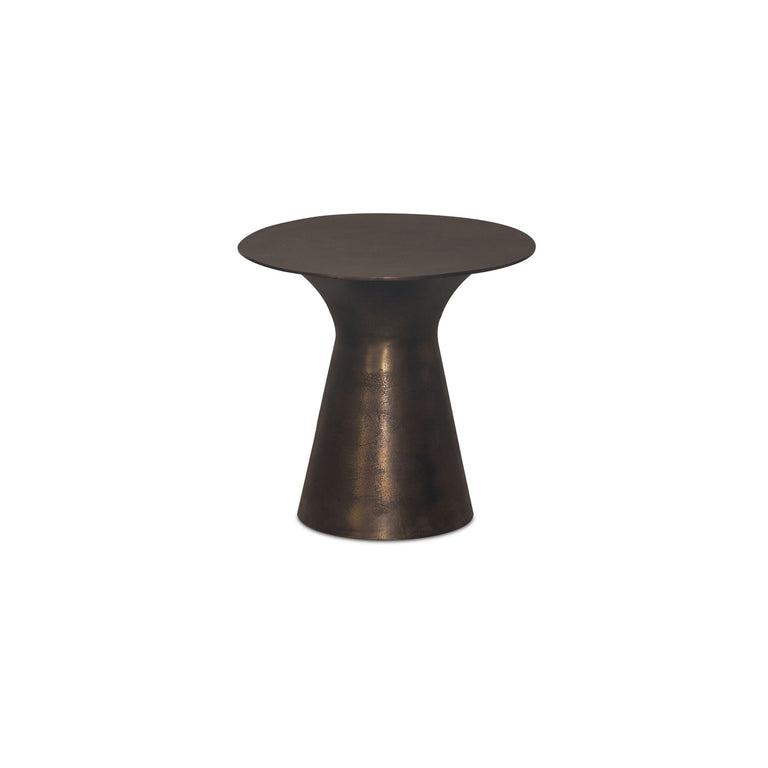 BARDO OUTDOOR SIDE TABLE DEEP BRONZE