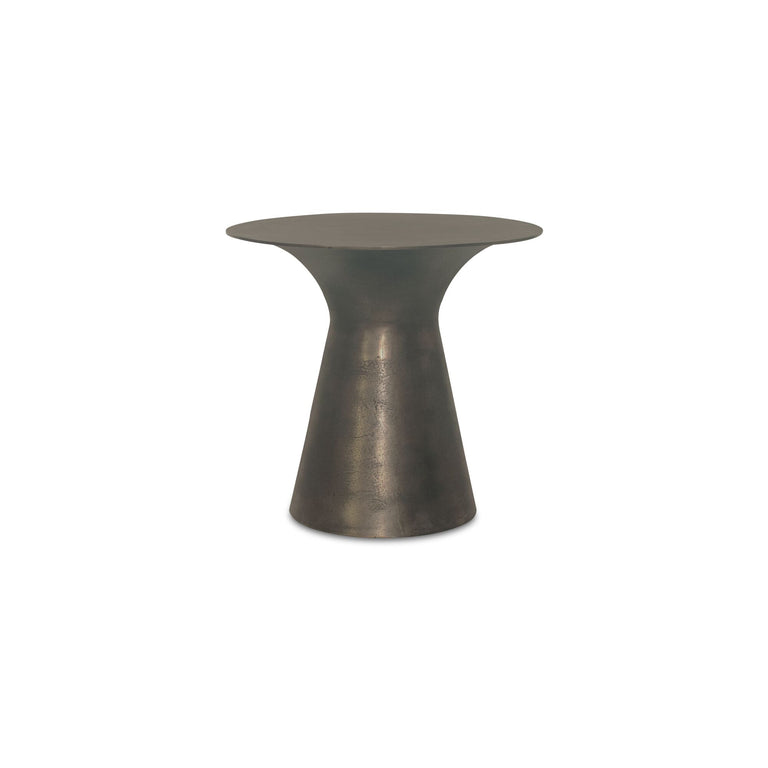 BARDO OUTDOOR SIDE TABLE DEEP BRONZE