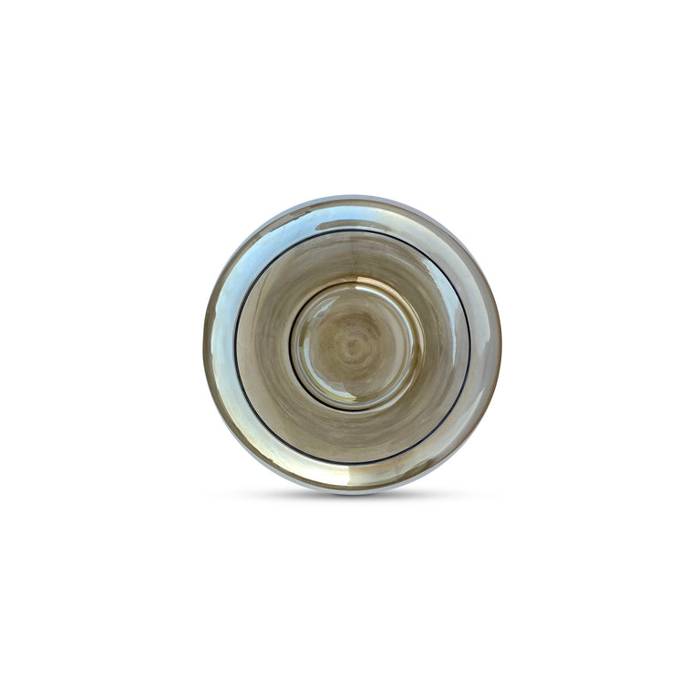 POLENE LARGE GLASS BOWL SMOKY BROWN